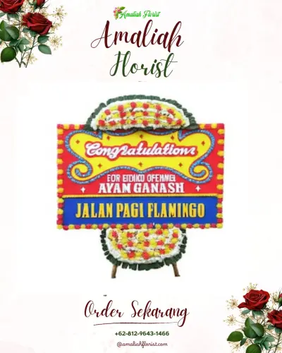 Bunga Papan Congratulation di Bondoyudo